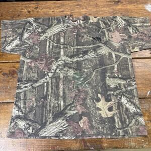 Vintage Tech Mesh Realtree Camo T Shirt Size XL